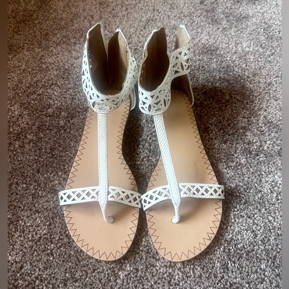 White Sandals